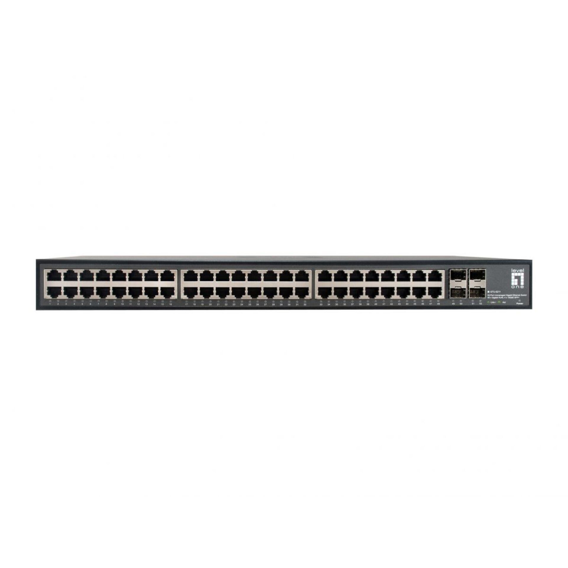 LevelOne GTU-5211 network switch Unmanaged Gigabit Ethernet (10/100/