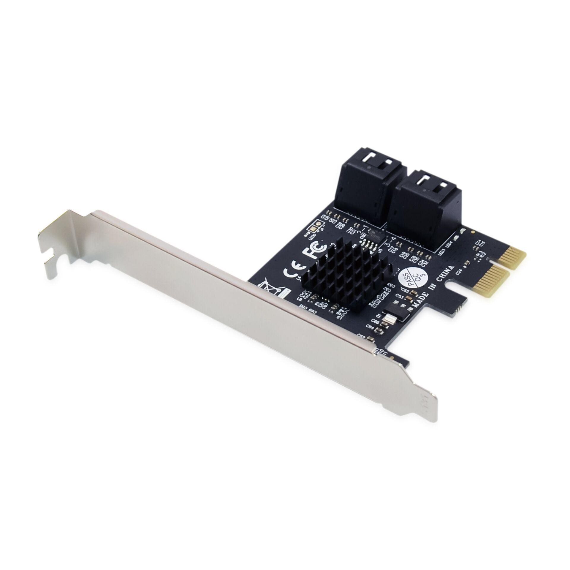Conceptronic EMRICK 4-Port SATA PCIe Adapter with SATA Cables -
