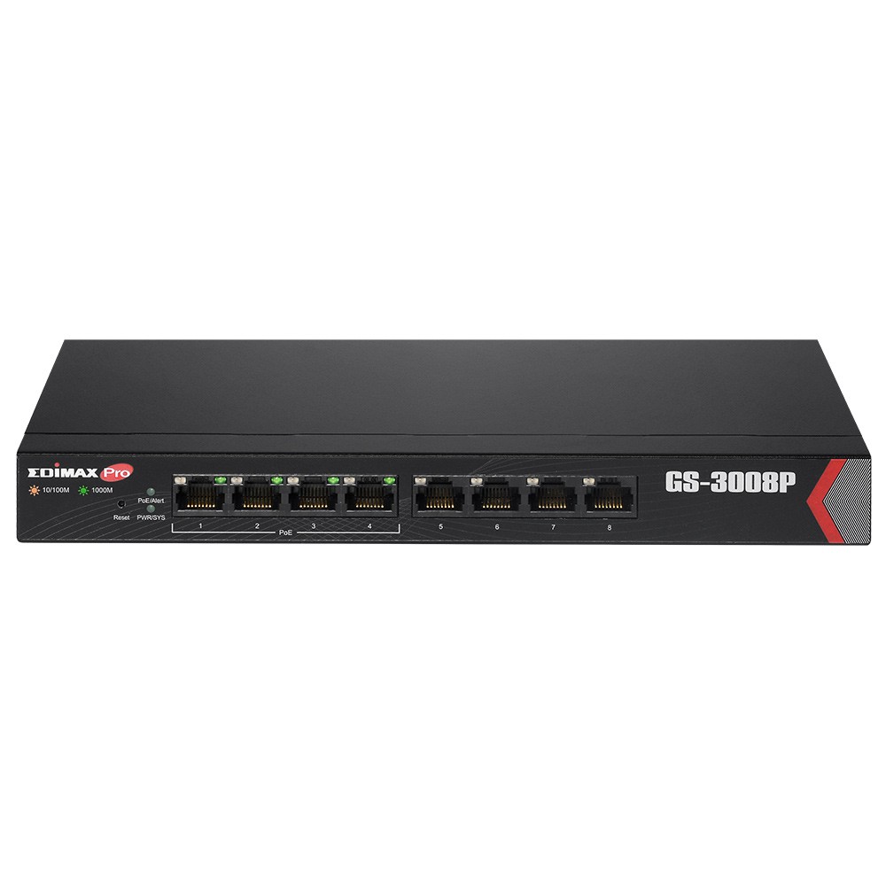 Edimax GS-3008P network switch Managed Gigabit Ethernet (10/100/1000)