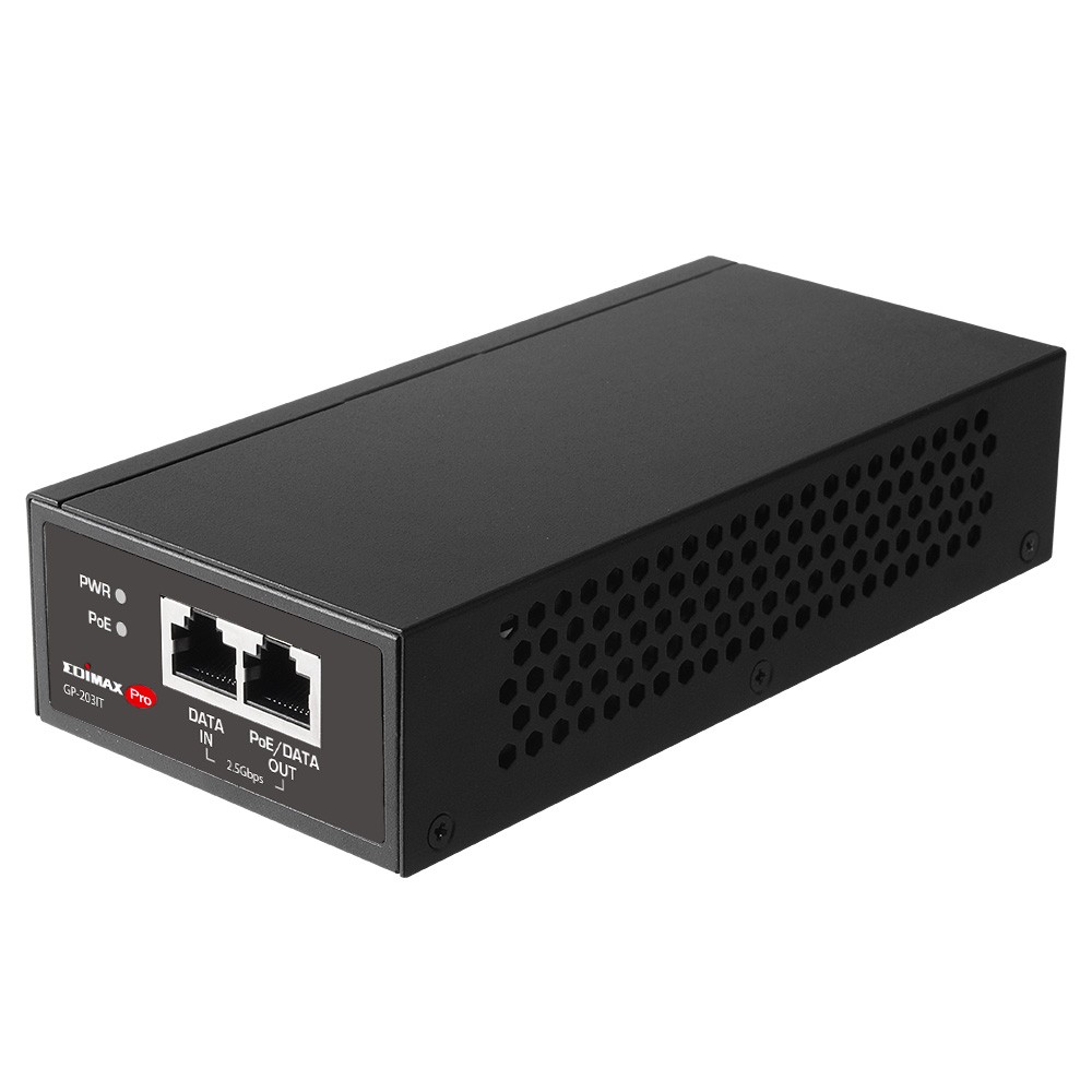 Edimax GP-203IT PoE adapter 2.5 Gigabit Ethernet, Fast Ethernet,