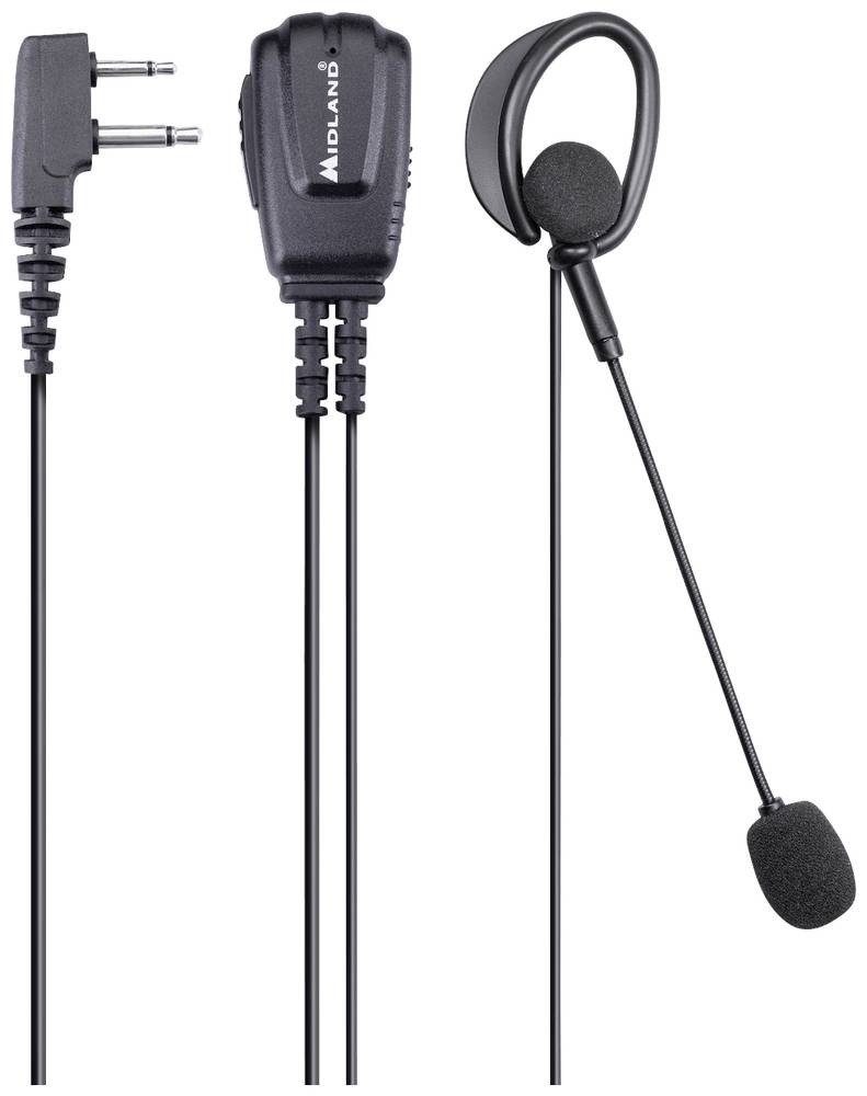 Midland Kit oreillette/Sprechgarnitur MA 30-L casque et Mikr.Duo