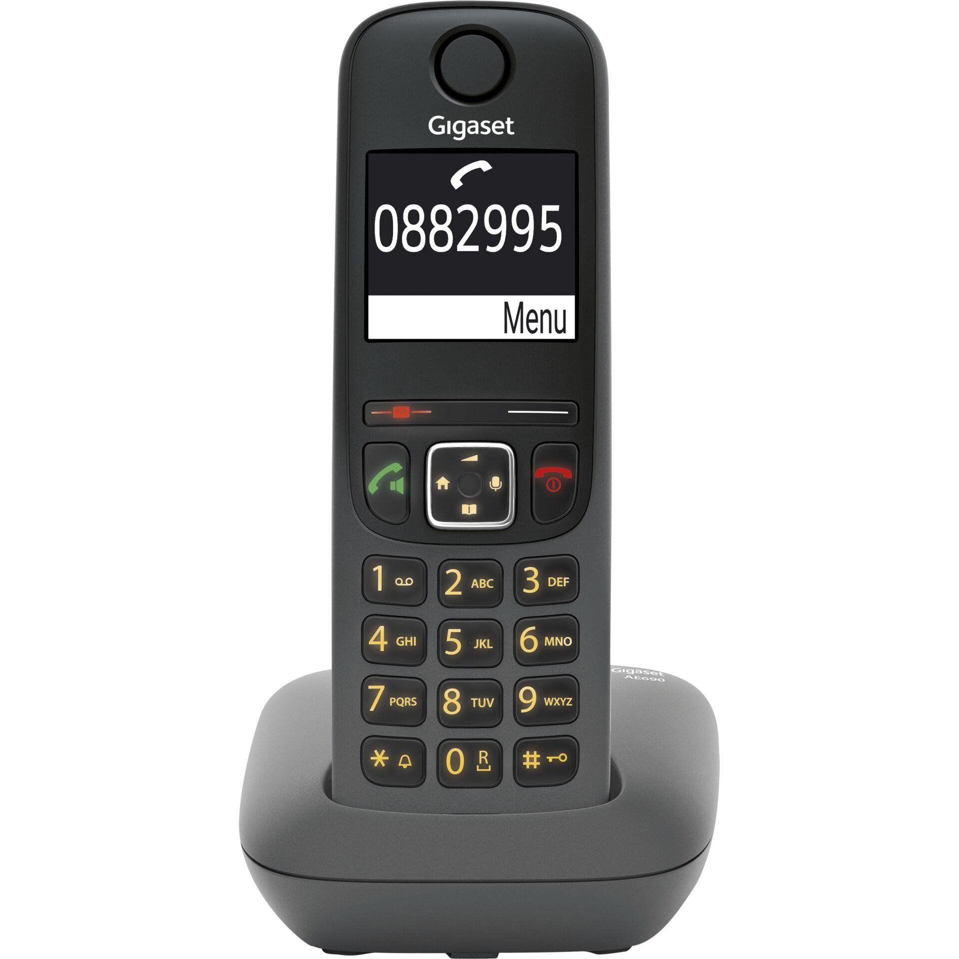 Gigaset AE690 Telefono analogico/DECT Identificatore di chiamata