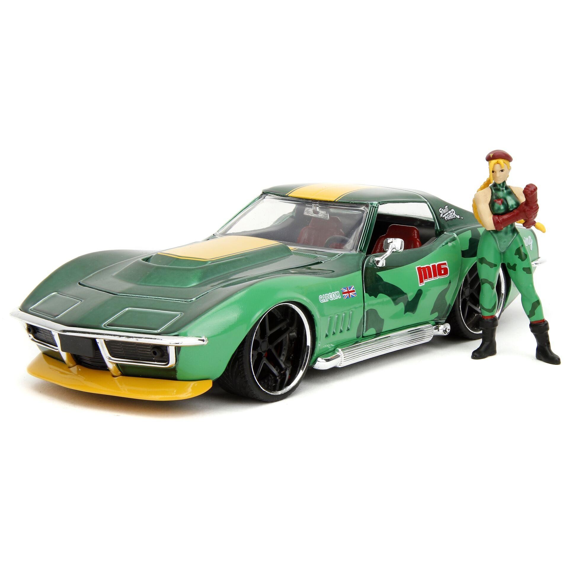 JADA TOYS Street Fighter 1969 Chevrolet Corvette Stingray ZL1 mit