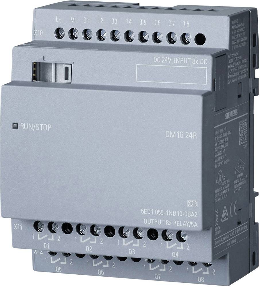 Siemens LOGO! DM16 24R mod. ext. 4UL, 8E/8S TOR - Siemens LOGO! DM16