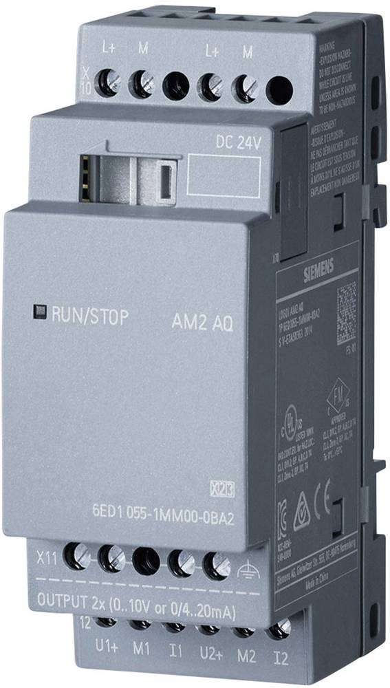Siemens LOGO! AM2 AQ 0BA2 SPS-extensionsmodul 24 V/DC