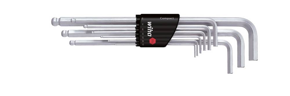 Wiha Innen-Sechskant Winkelschraubendreher-Set 1.5 mm, 2 mm, 2.5 mm,