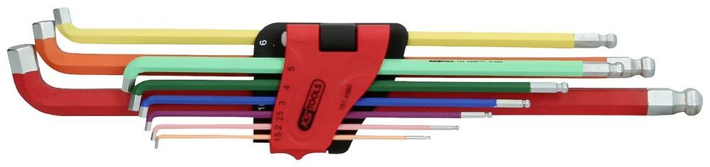 KS Tools 151.4560 Innen-Sechskant Winkelschraubendreher-Set 1.5 mm, 2