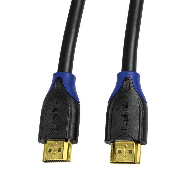 Adaptateur HDMI Mâle/Femelle 19 Pins - LogiLink - Noir - Convertisseur De Connexion HDMI Standard - 2