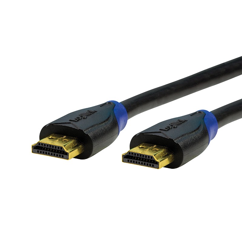 Adaptateur HDMI Mâle/Femelle 19 Pins - LogiLink - Noir - Convertisseur De Connexion HDMI Standard - 8