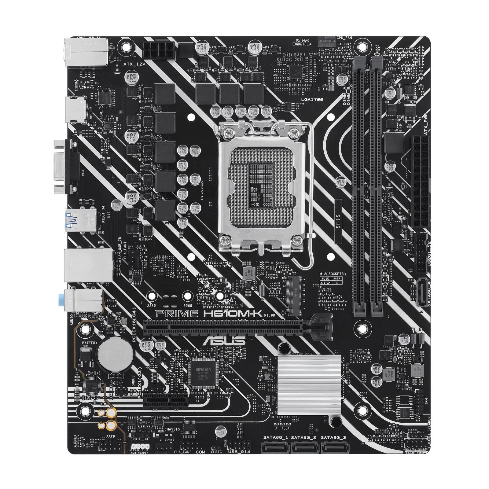 ASUS Prime H610M-K Intel H610 LGA 1700 micro ATX - ASUS Prime H610M-K,