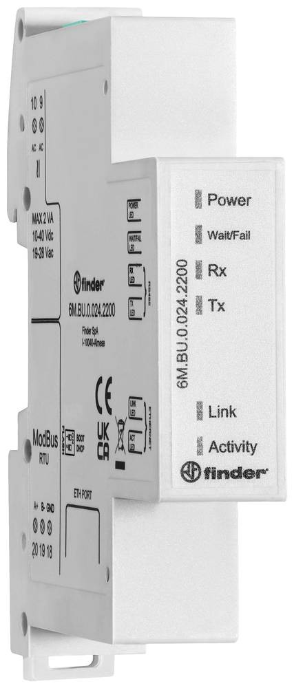 Finder 6M.BU DC Power Analyzer, 1500V Max - Finder 6M.BU DC Power