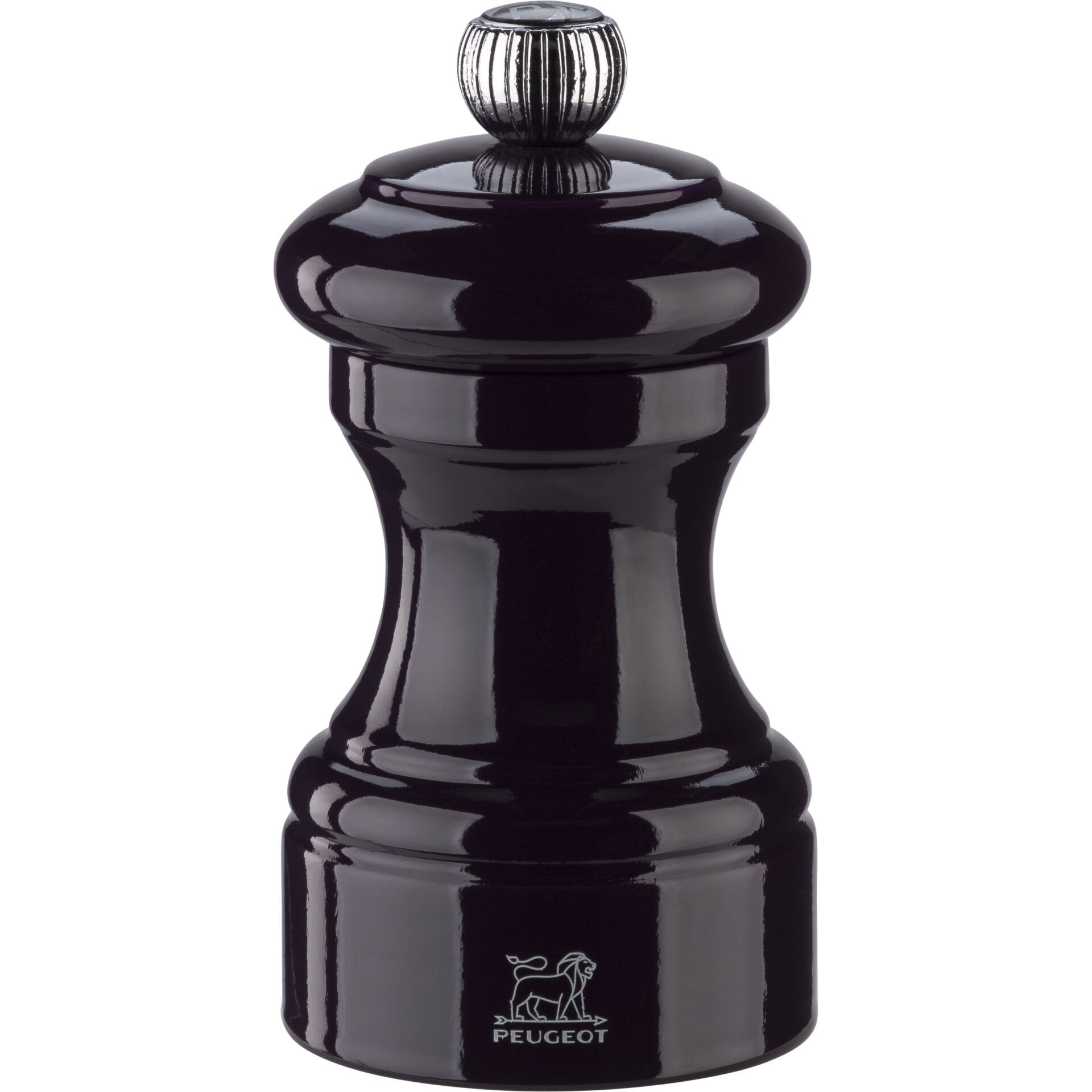 Peugeot Bistro Pfeffermühle 10 cm Aubergine lackiert wood