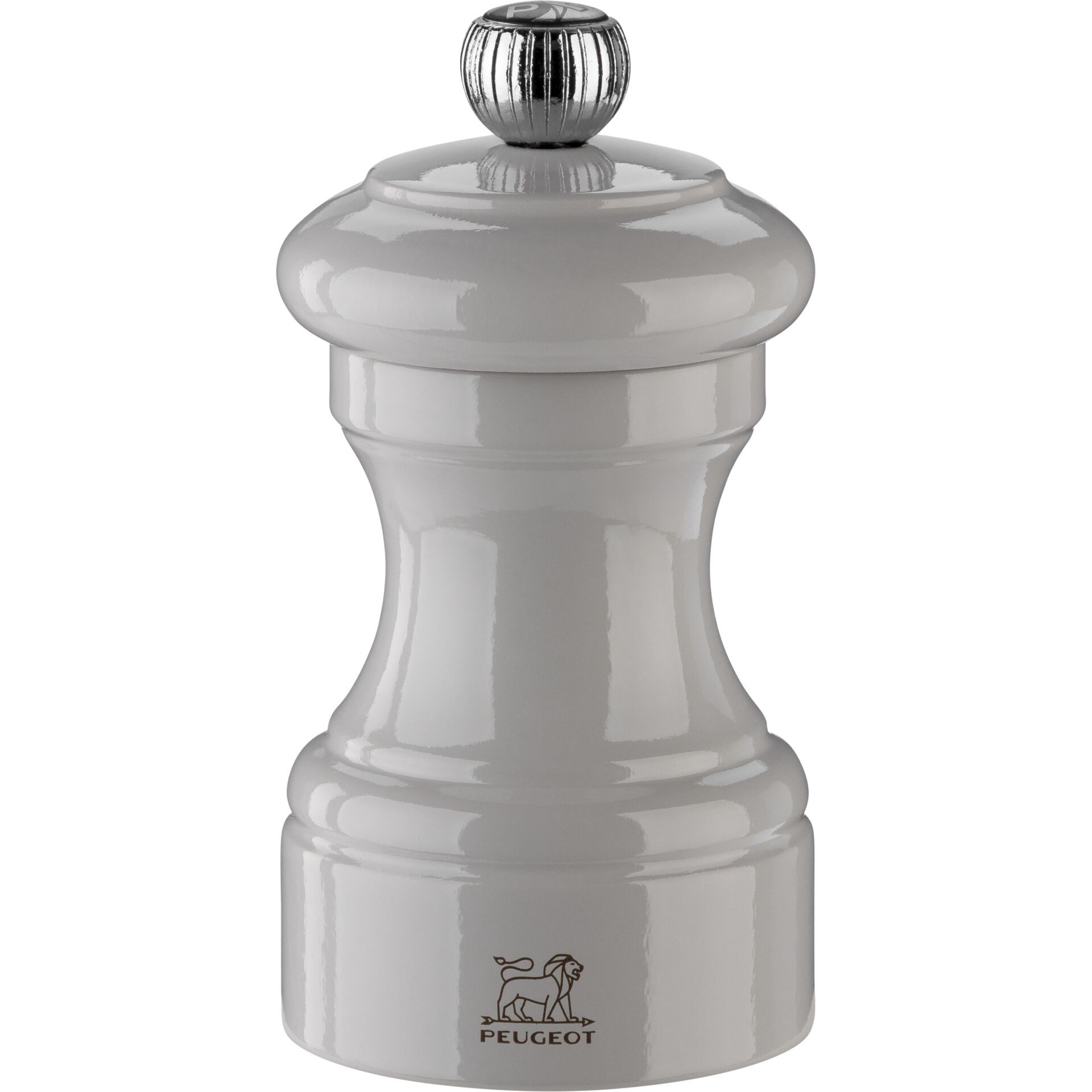 Peugeot Bistro Pfeffermühle 10 cm Perlgrau lackiertes madera