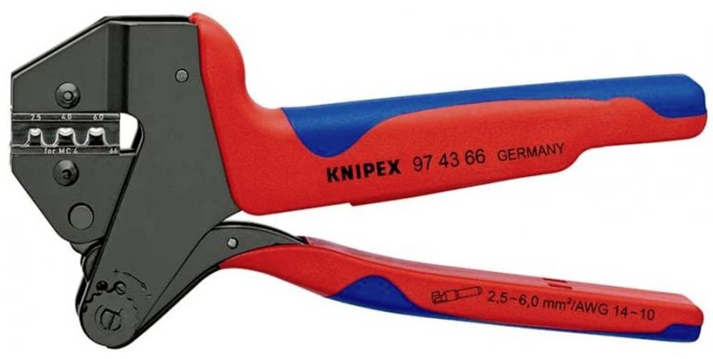 Knipex 97 43 66 Crimpzange 1 piece 0.5 up to 6 mm² incl.