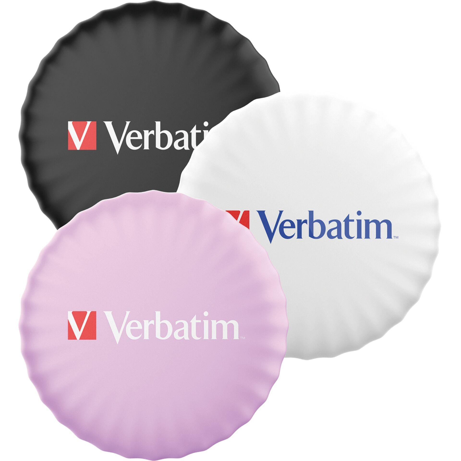 Verbatim My Finder Coin 3-Pack Bluetooth-Tracker Schwarz, Weiß, Pink