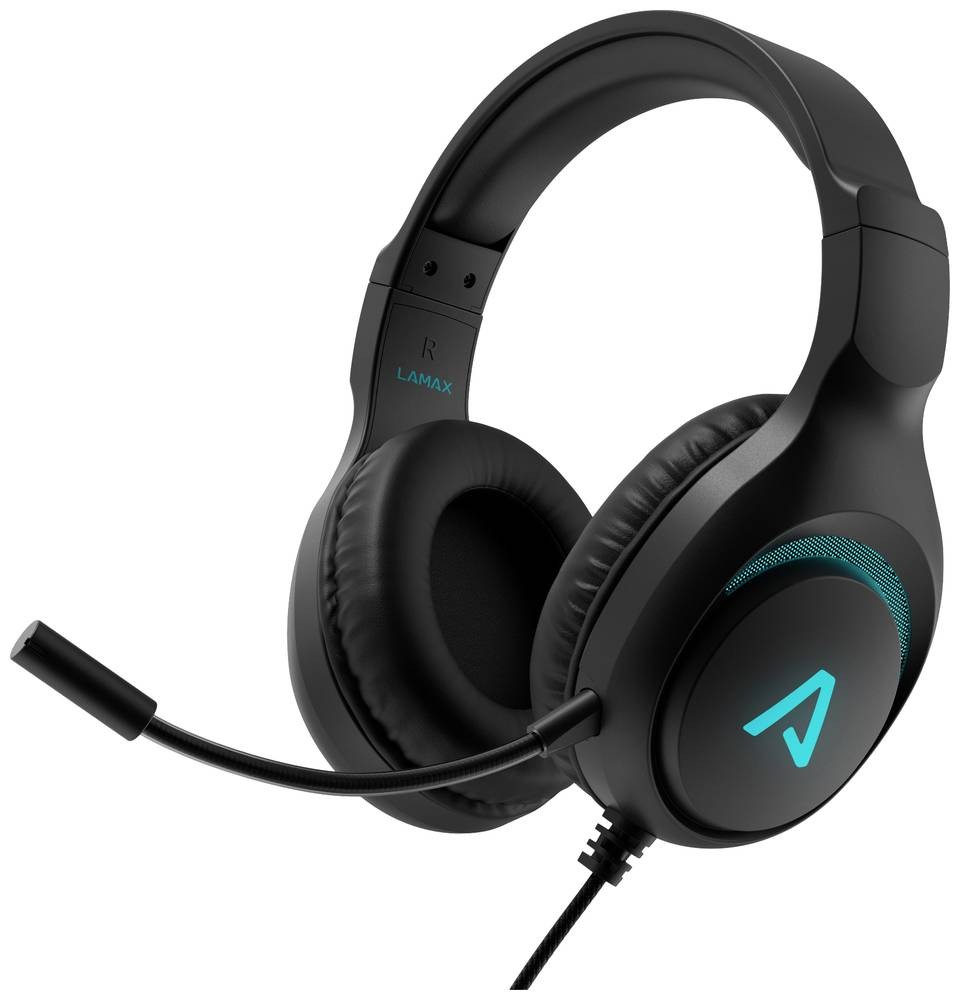 Lamax LMXHGU1 headphones/headset Wired Head-band Gaming Black - Lamax