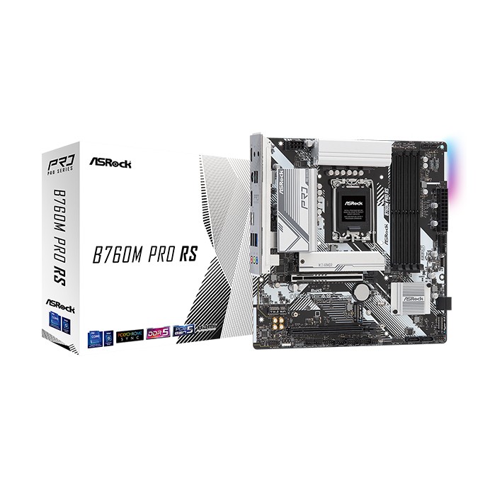 Asrock B760M Pro RS Intel B760 LGA 1700 micro ATX - Asrock B760M Pro