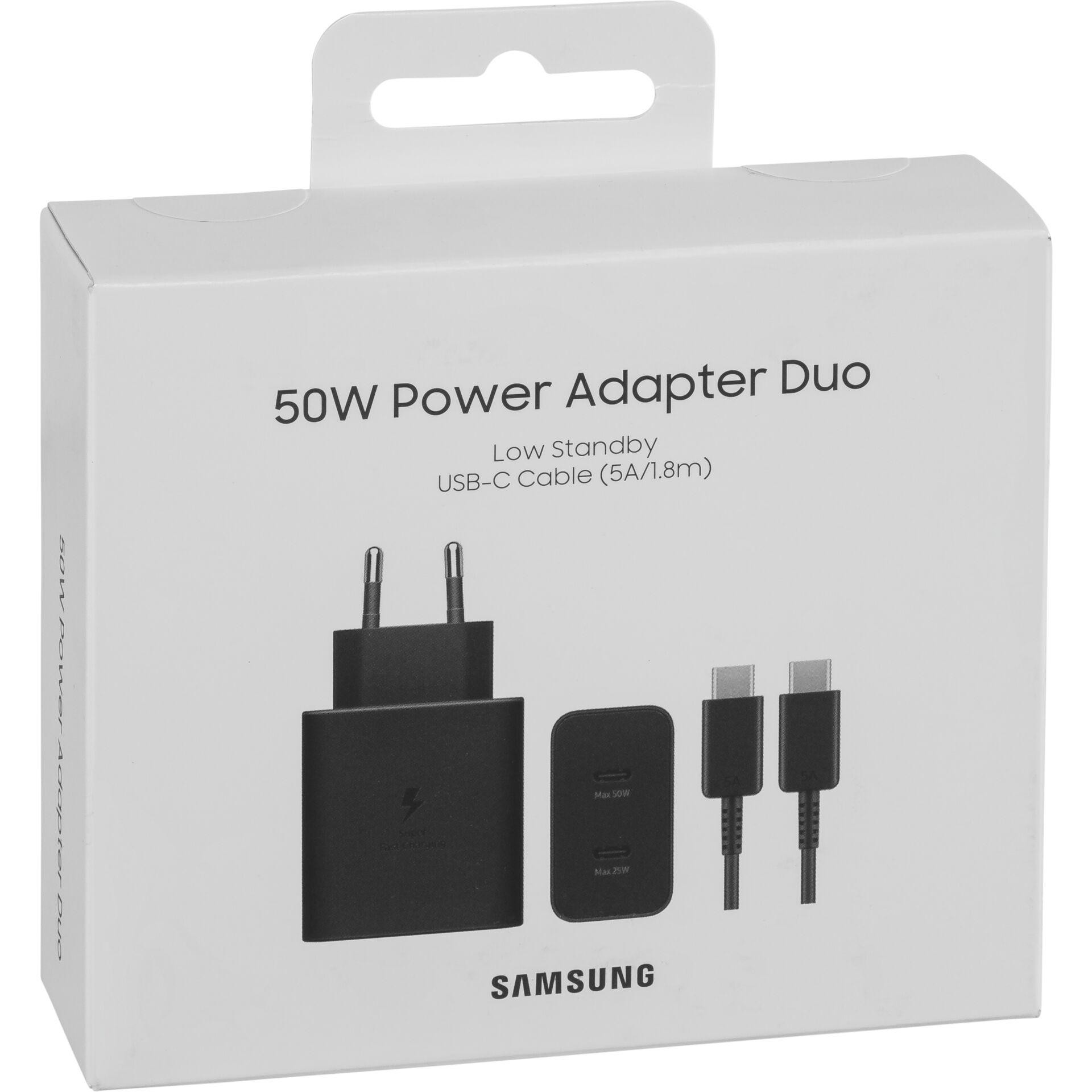 Samsung Caricabatteria Super Fast Charging (50W) con doppia porta USB-