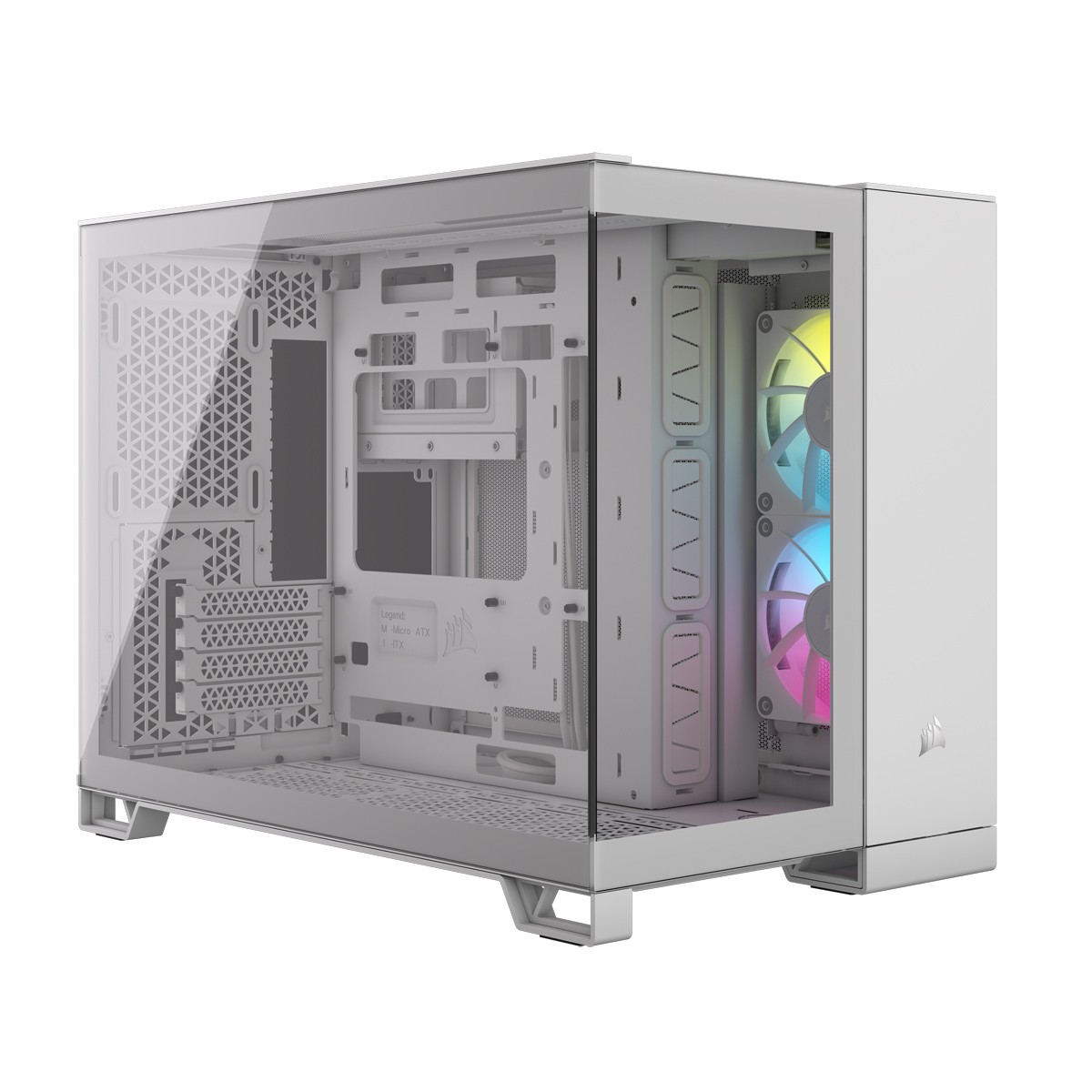 Corsair 2500X RGB weiß Midi Tower mATX Gaming Gehäuse