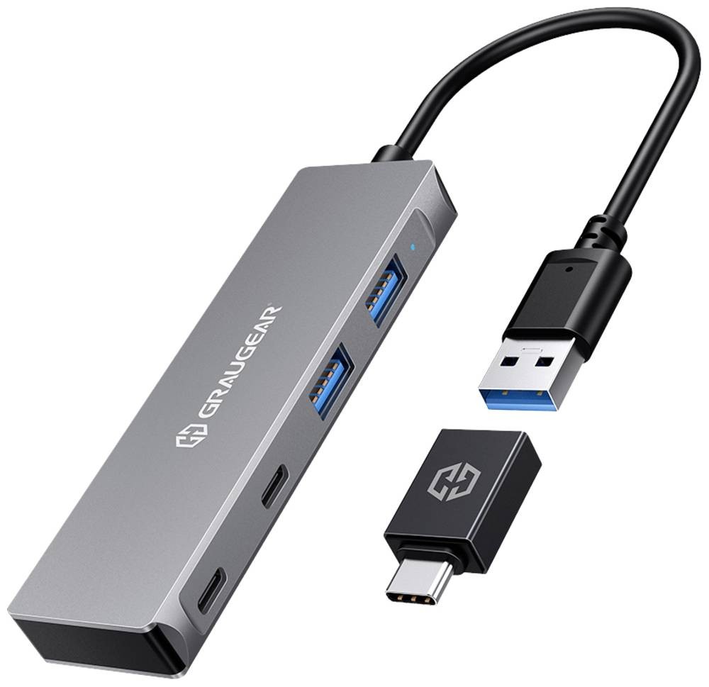 GRAUGEAR G-HUB2A2C-AC hub & concentrateur USB 3.2 Gen 1 (3.1 Gen 1)