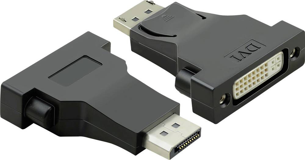 VALUE 12.99.3157 changeur de genre de câble DisplayPort DVI Noir -