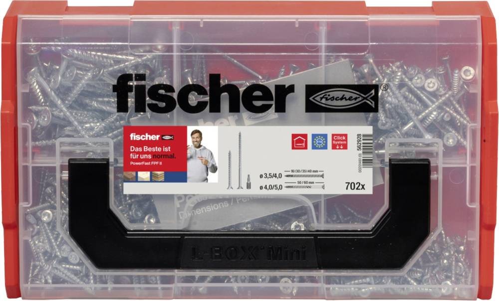 Fischer 562928 FixTainer PowerFast II TX Spanplattenschrauben-