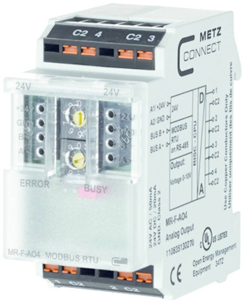 Metz Connect 110835130270 24 V/AC, 24 V/DC 50mA Anzahl Ausgänge:4 x
