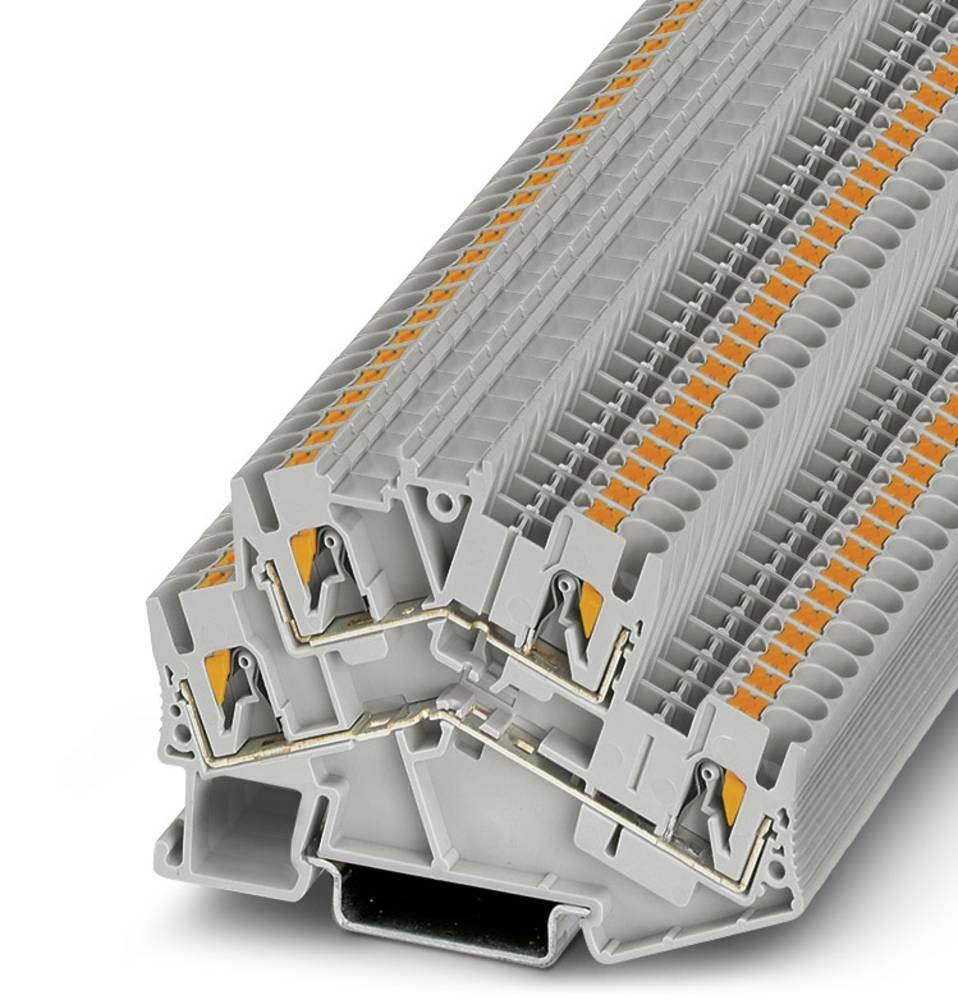 Phoenix Contact 3209604 Doppelstockklemme 5.2mm Schnellanschluss gris