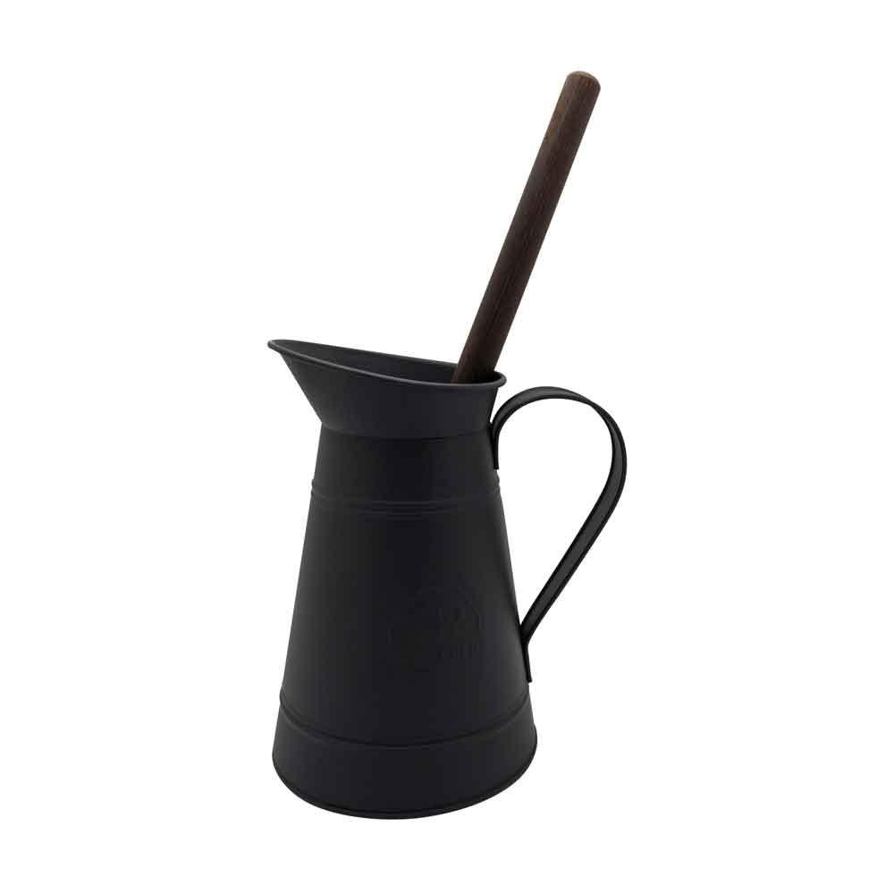 Bürstenhaus Redecker WC-Metallkanne with WC-Bürste, black