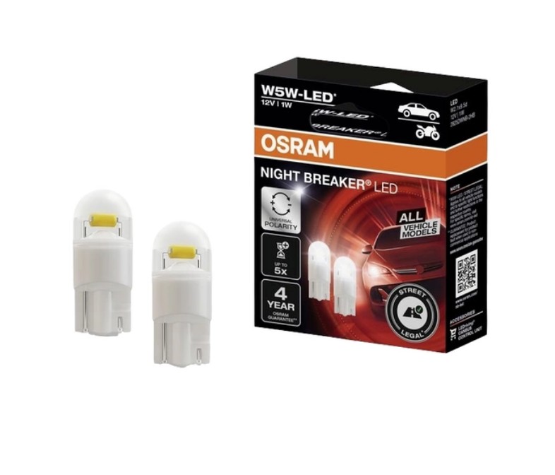 Osram Automotive 2825DWNB-2HFB LED lamp Night Breaker LED W5W 1W 12V