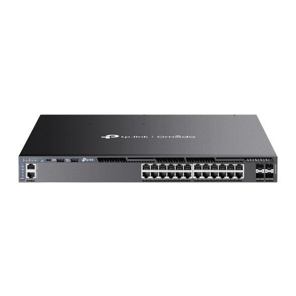 TP-Link Omada 24-Port Gigabit Stackable L3 Managed PoE+ Switch with 4
