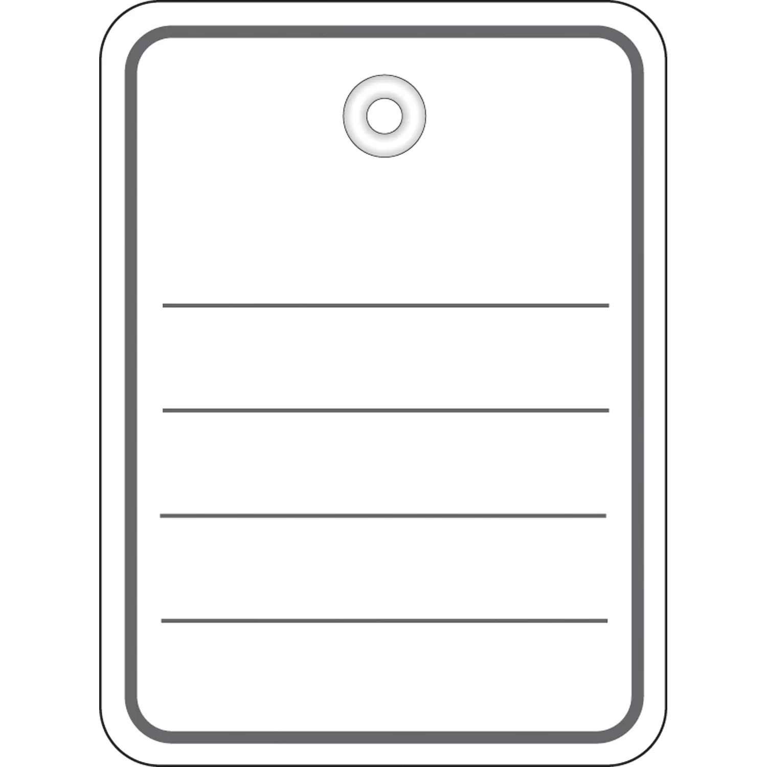 HERMA Merchandise tags 48x65 mm with eyelet 1000 pcs. - HERMA