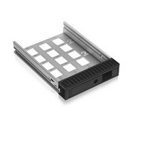 ICY BOX Carrier IB-129SSK-B HDD enclosure Aluminium, Black 2.5/3.5" -