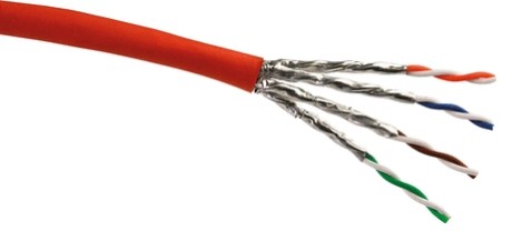 Schwaiger Cat7 25 m networking cable Orange S/FTP (S-STP) - Schwaiger
