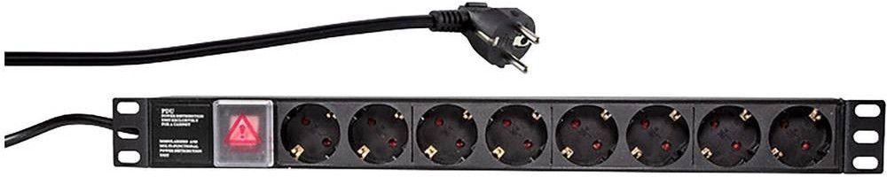 LogiLink PDU8C01 power distribution unit (PDU) 8 AC outlet(s) 1U