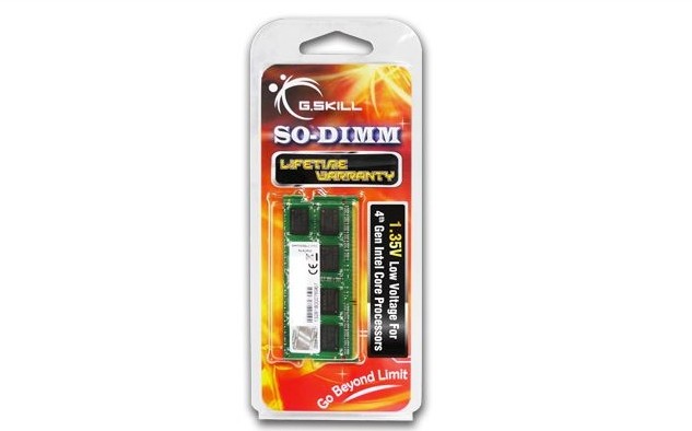 G.Skill 4GB DDR3-1600 memory module 1 x 4 GB 1600 MHz - G.Skill 4GB