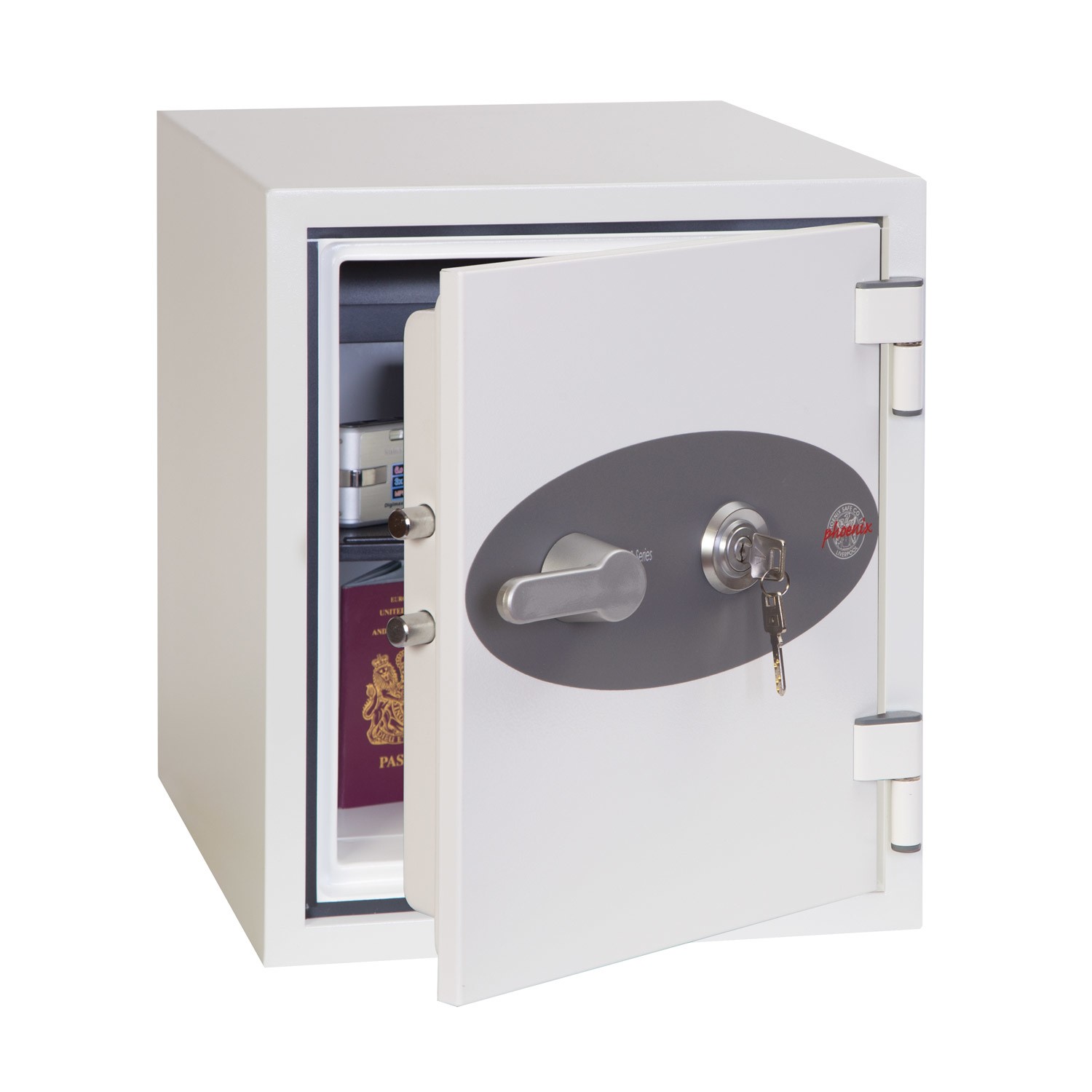 Phoenix Safe Co. Titan FS1282K Floor safe 25 L Steel White - Phoenix