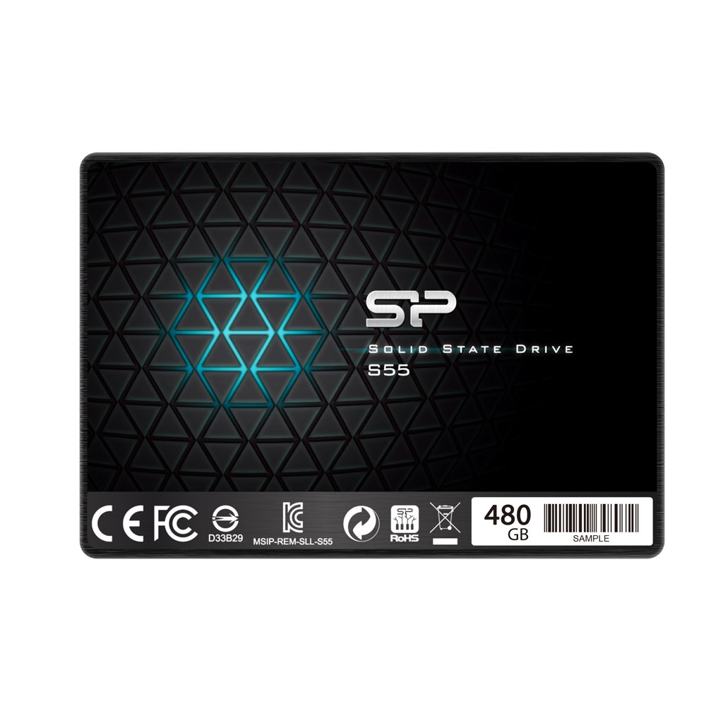 Silicon Power Slim S55 480 Go 2.5" Série ATA III TLC - Silicon Power