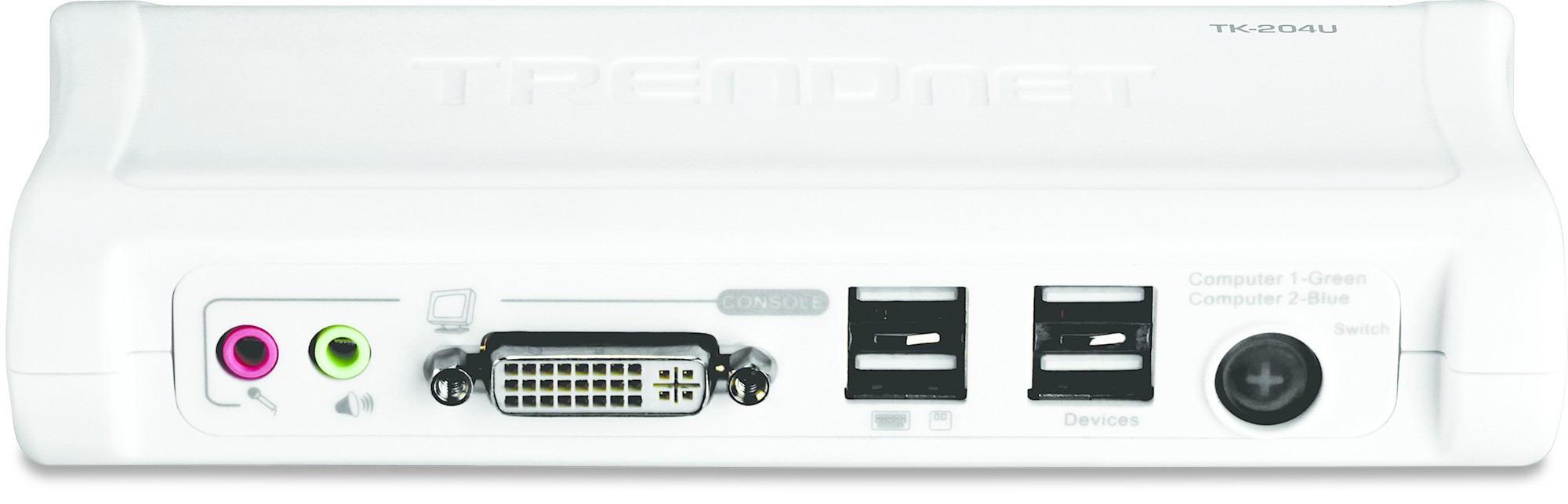 Trendnet TK-204UK KVM switch - Trendnet TK-204UK, 1920 x 1200 pixels