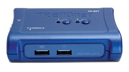 Trendnet TK-207K interruptor KVM Azul - Trendnet TK-207K, 2048 x 1536