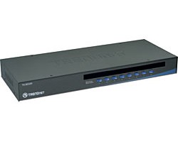 Trendnet TK-803R 8-Port USB/PS/2 Rack Mount KVM switch Rack mounting -