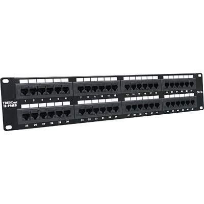 Trendnet 48-port Cat6 Unshielded Patch Panel - Trendnet 48-port Cat6