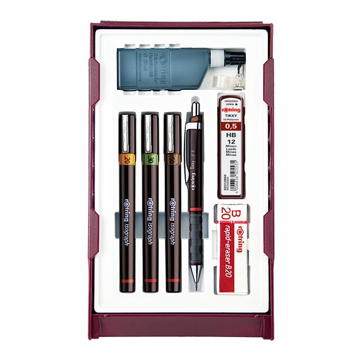 Rotring S0699370 technical pen set - Rotring S0699370, Mechanical