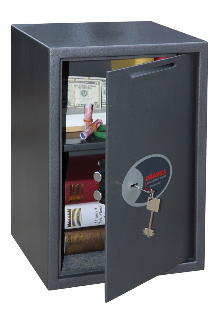 Phoenix Safe Co. VELA DEPOSIT 51 L Steel Graphite, Metallic - Phoenix