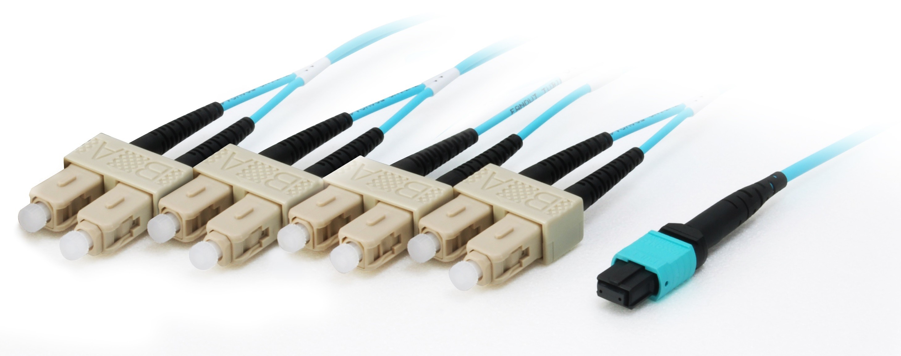 Equip MTP/SC Trunk Fiber Patch Cord, OM4, 3m - Equip MTP/SC Trunk