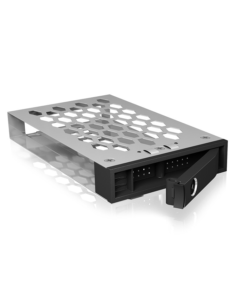 ICY BOX 22070 storage drive enclosure HDD enclosure Black, Metallic 3.