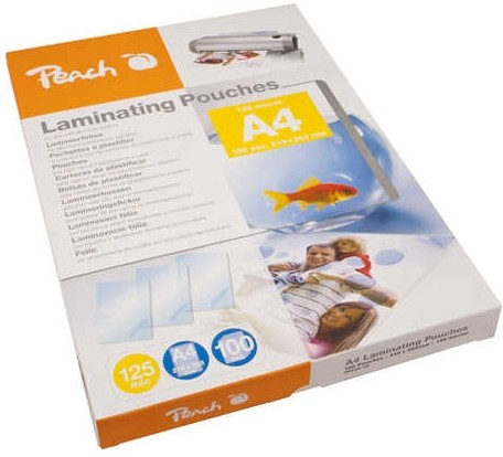 Peach PP525-02 pochette plastique 100 pièce(s) - Peach PP525-02, A4,