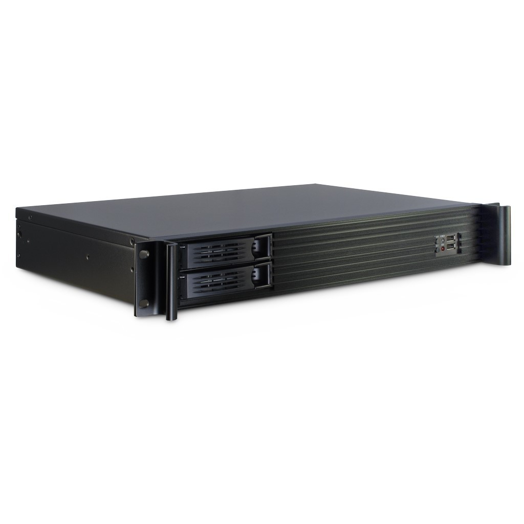 Inter-Tech 1.5U-1528L Rack Black - Inter-Tech 1.5U-1528L, Rack,