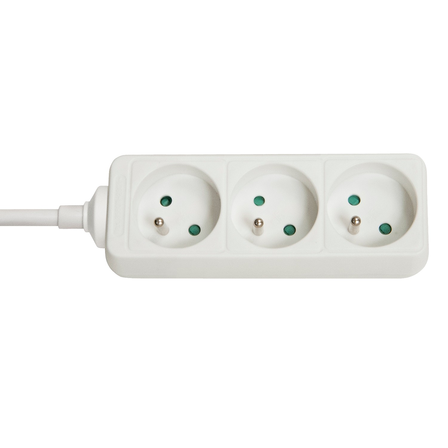 Lindy 73120 power extension 3 AC outlet(s) Indoor White - Lindy 73120,