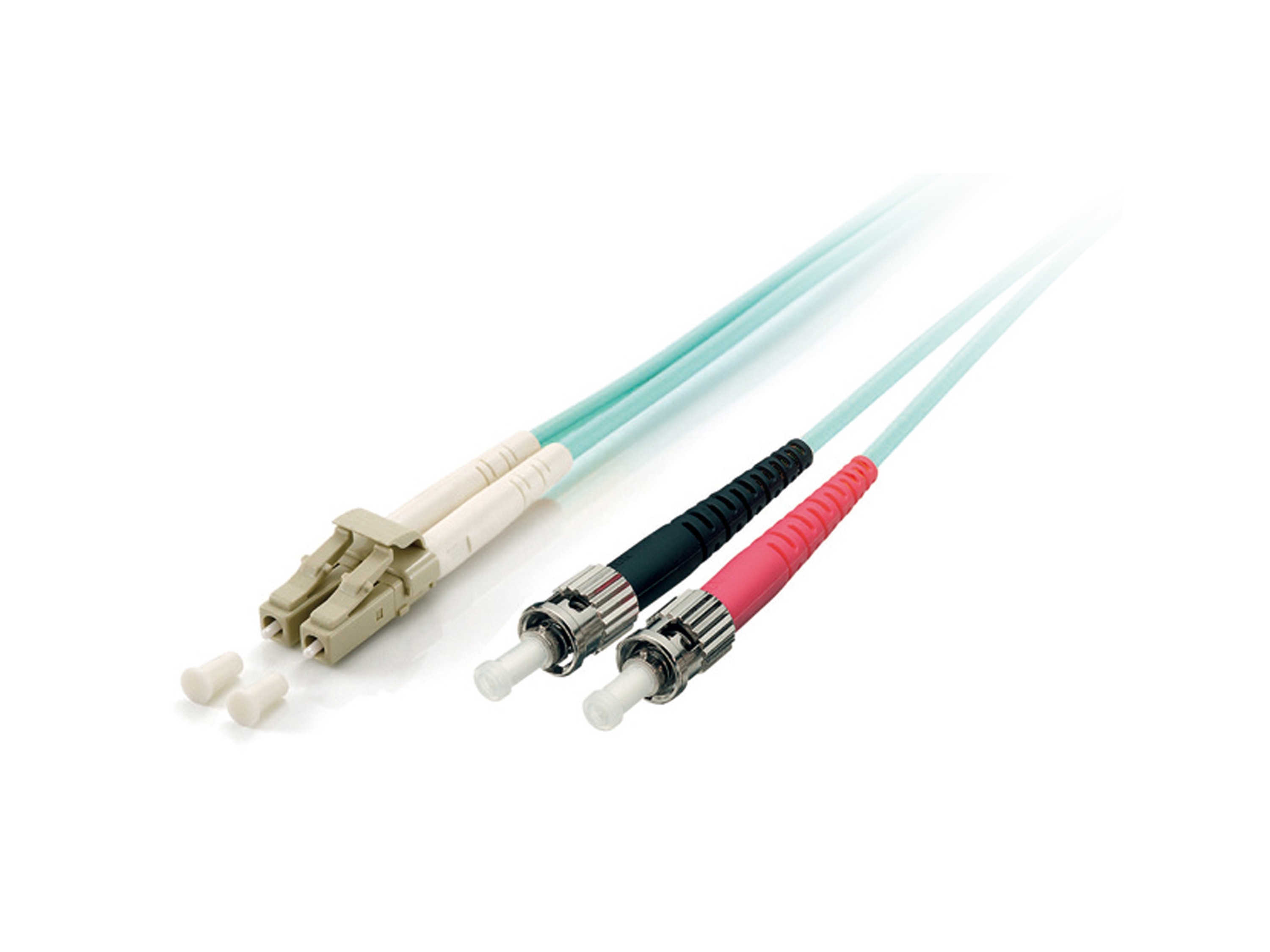 Equip LC/ST Fiber Optic Patch Cable, OM3, 15m - Equip LC/ST Fiber